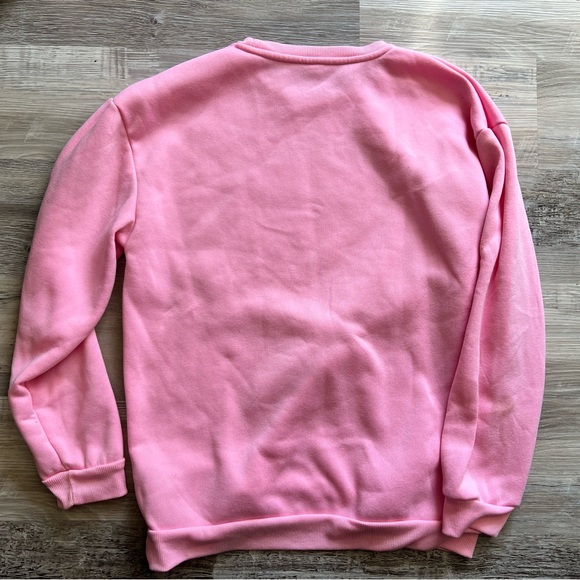 SHEIN : solid pink sweatshirt - Picture 6 of 7